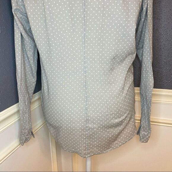 Frank & Eileen Barry Polka Dot Button Down Shirt - Picture 3 of 9